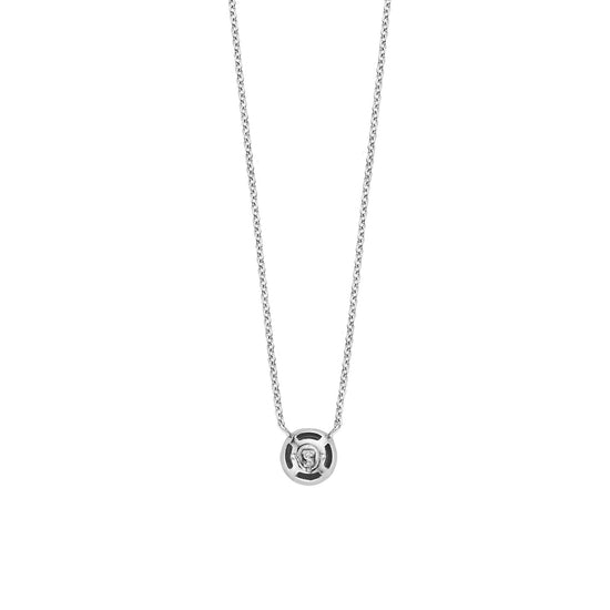 CZ Bezel Solitaire Necklace
