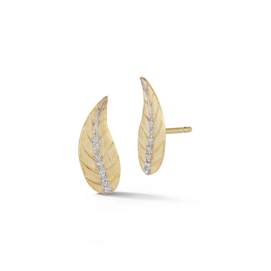Gold Leaf Earrings