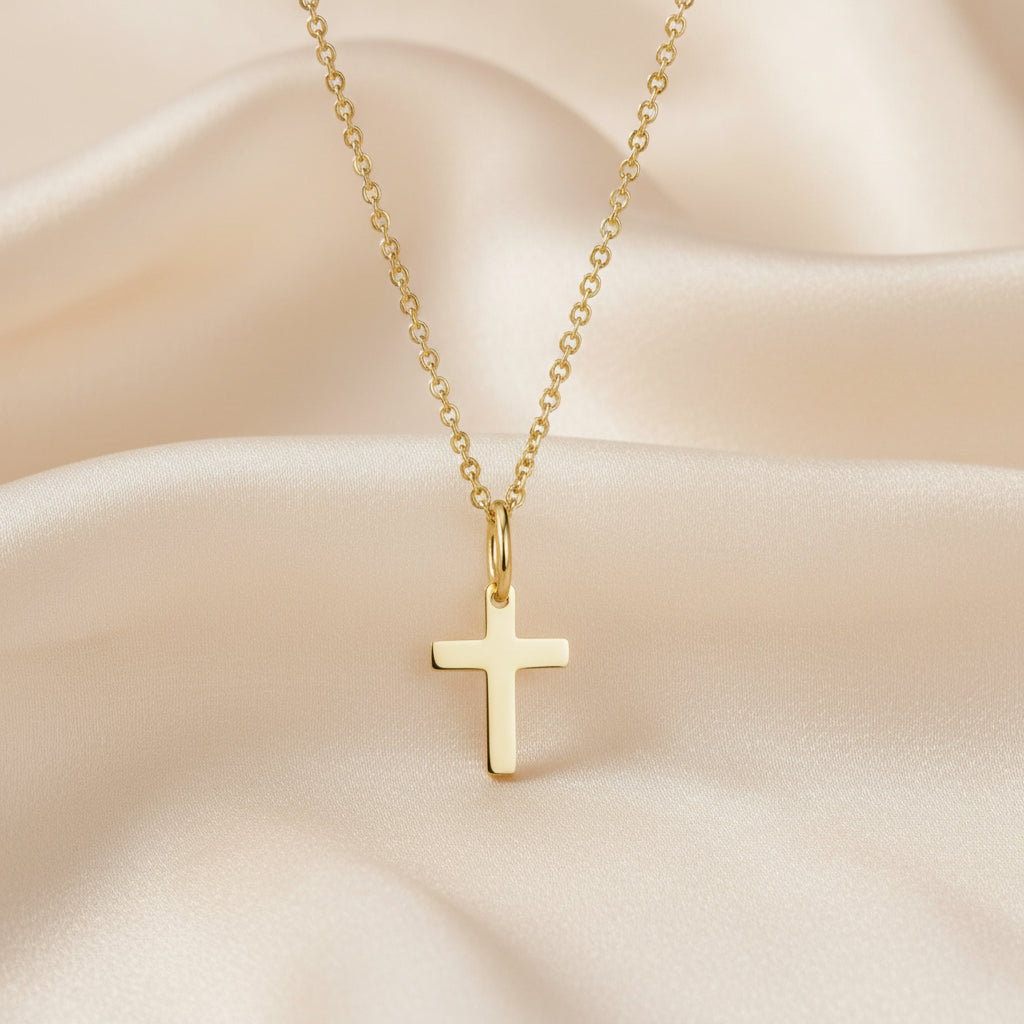 Petite Gold Cross