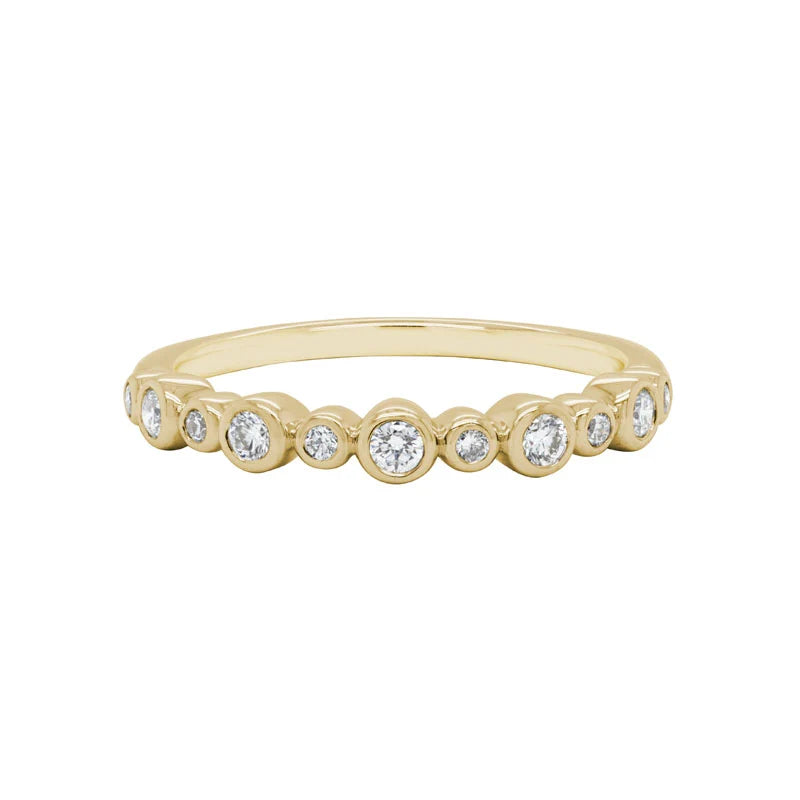 Diamond Bezel Anniversary Band