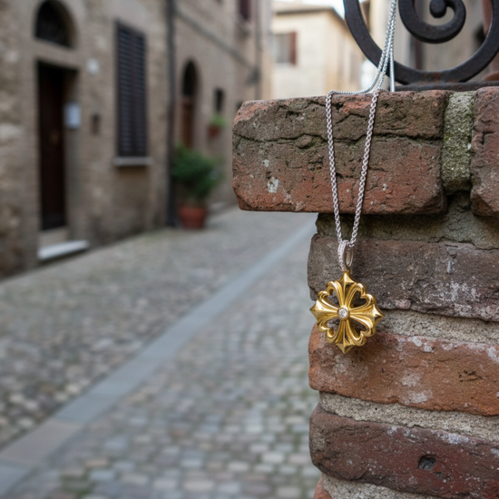 'Clover' Gold Plated Pendant