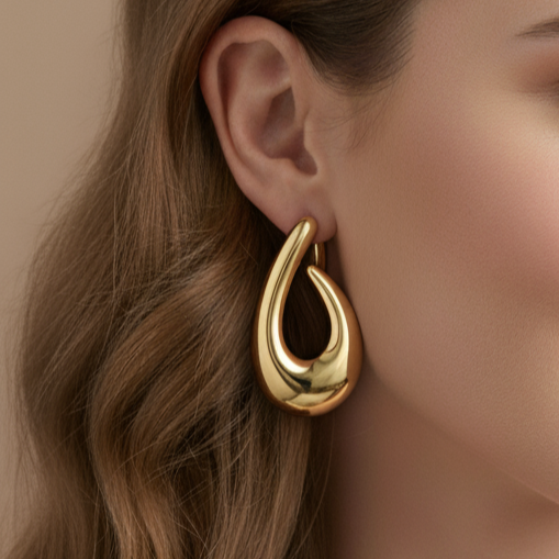 Domed Drip Earrings