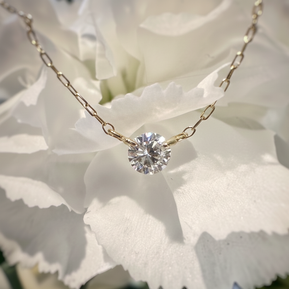 Nina Solitaire Diamond Necklace