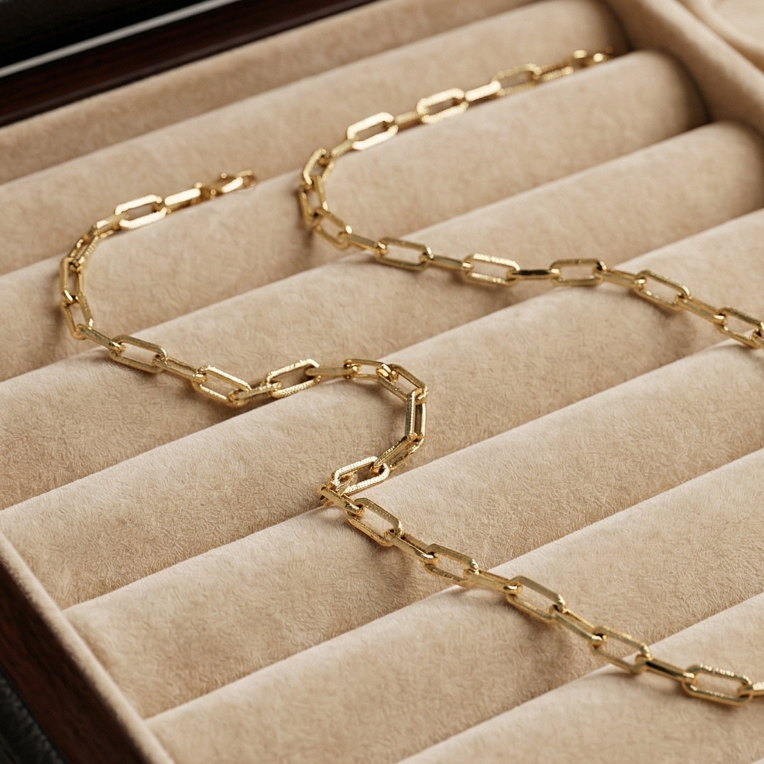 Paperclip Chain, 17"