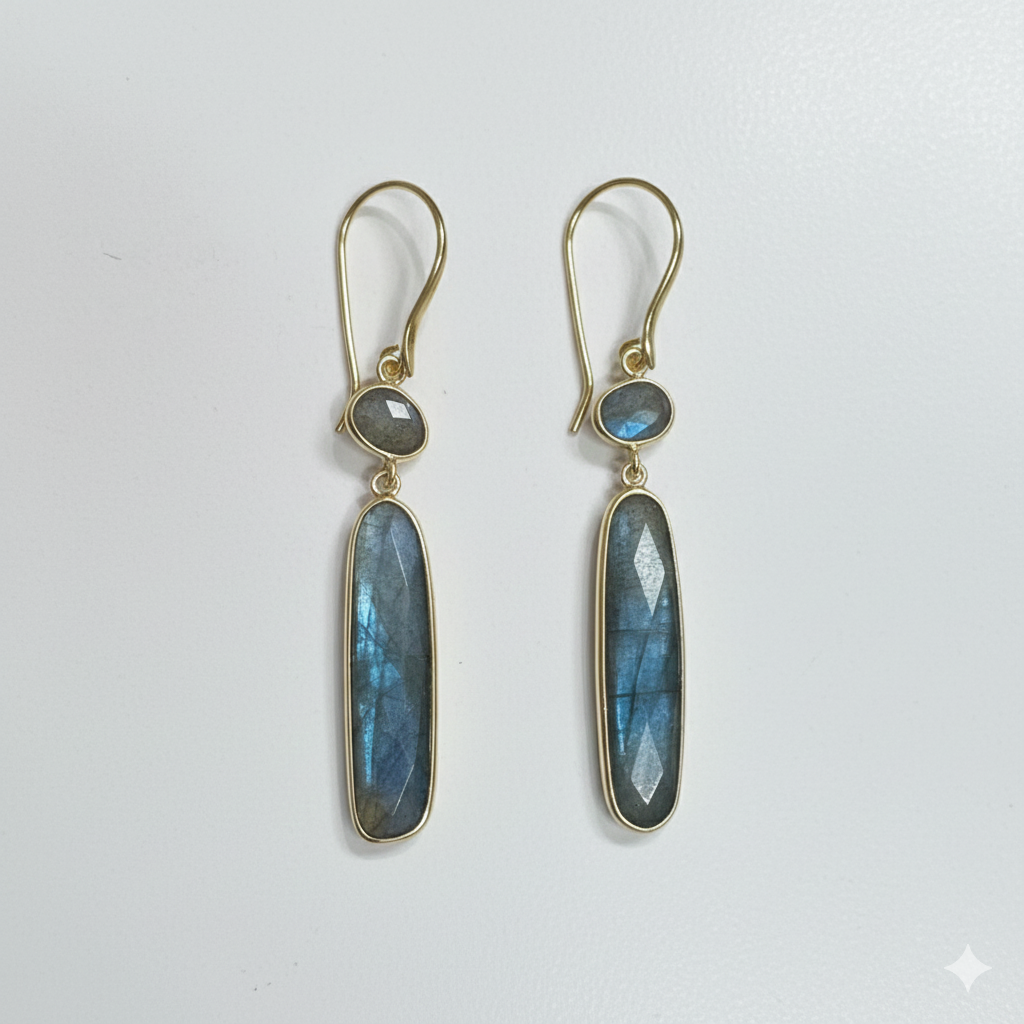 "Atlas" Two Stone Drops