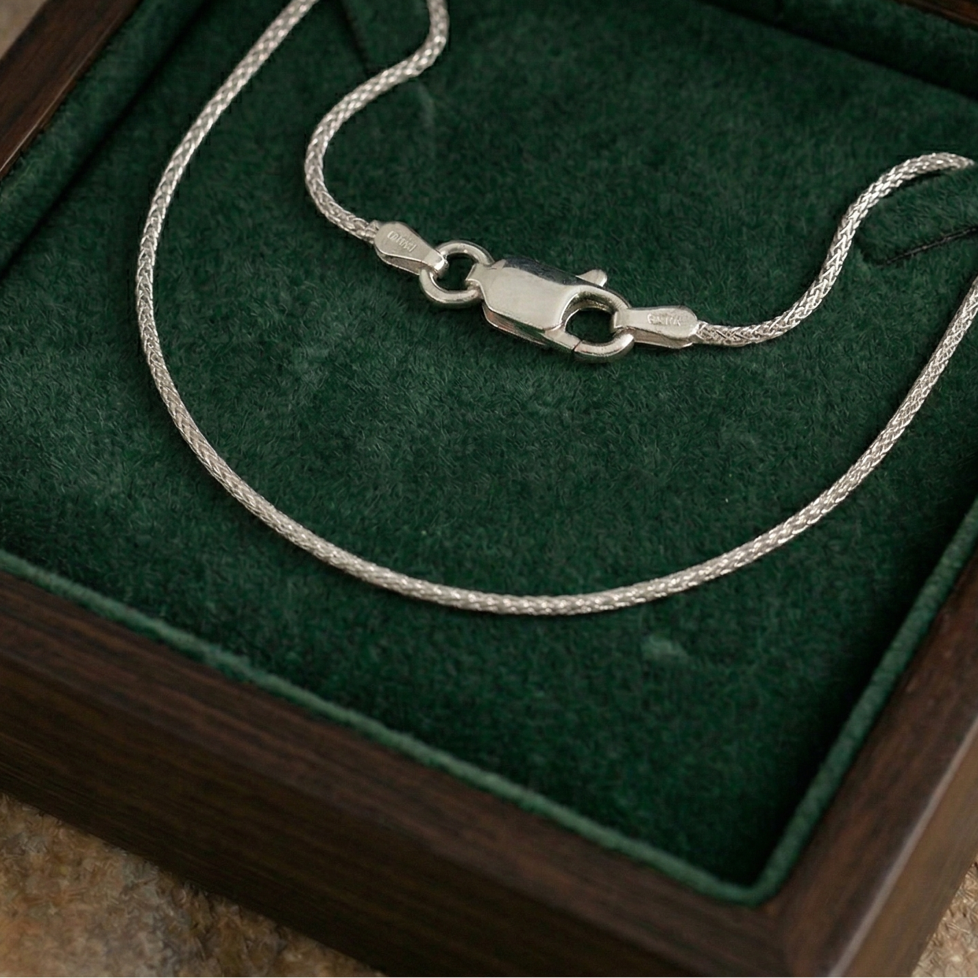 Wheat (Spiga) Chain, Diamond-Cut