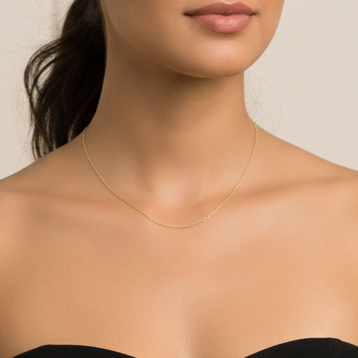 Diamond Cut Gold Chain 18"-20"