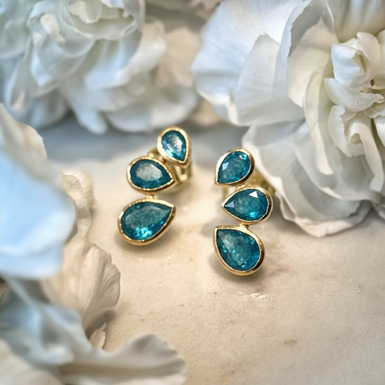 "Bella" Apatite Studs