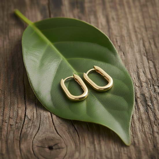 Oval Hoops or Charms