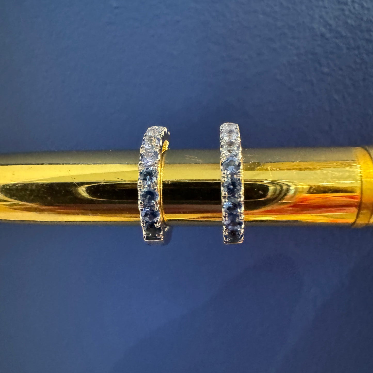Ombre Blue Sapphire Huggies