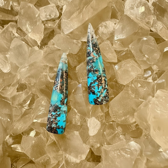 Confetti Chrysocolla Spear