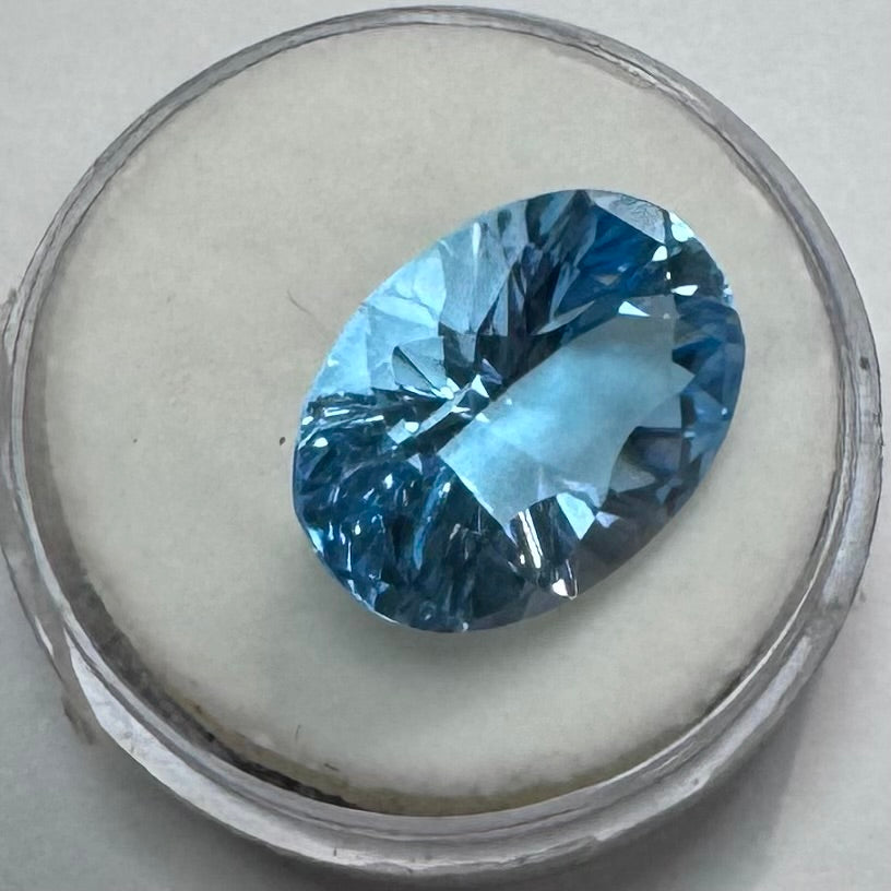 Oval Blue Topaz