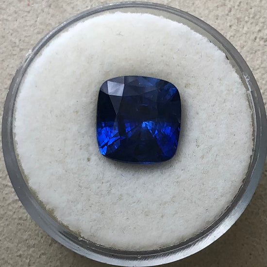 Blue Sapphire Cushion Cut 5.05ct