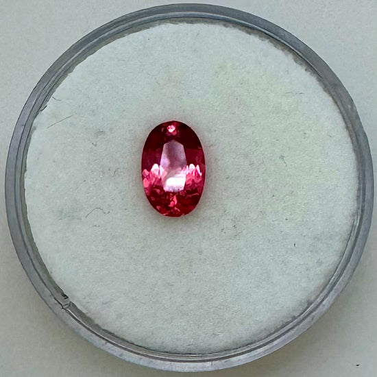 Oval Coral Spinel, .89ct
