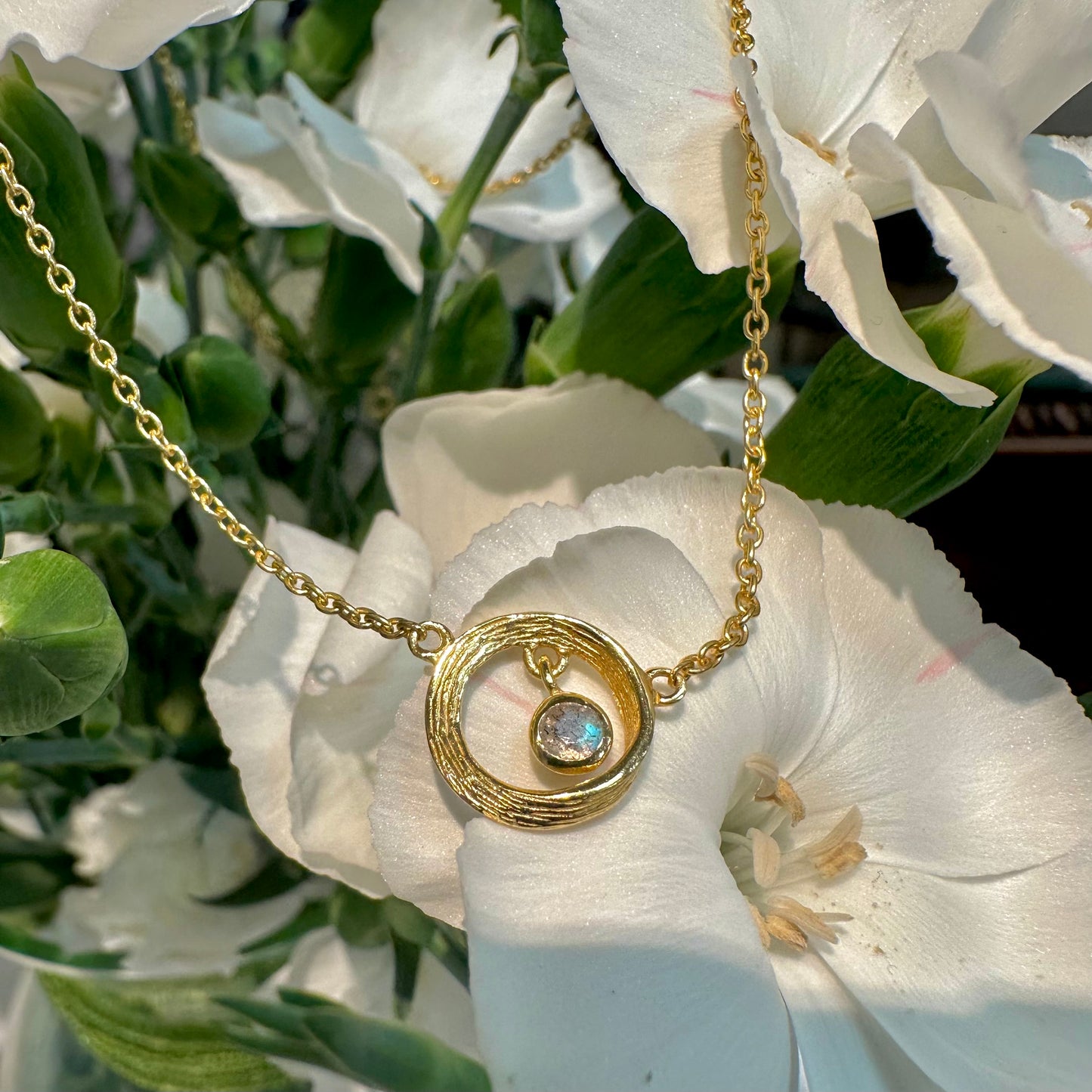 "Peacock" Gemstone Necklace