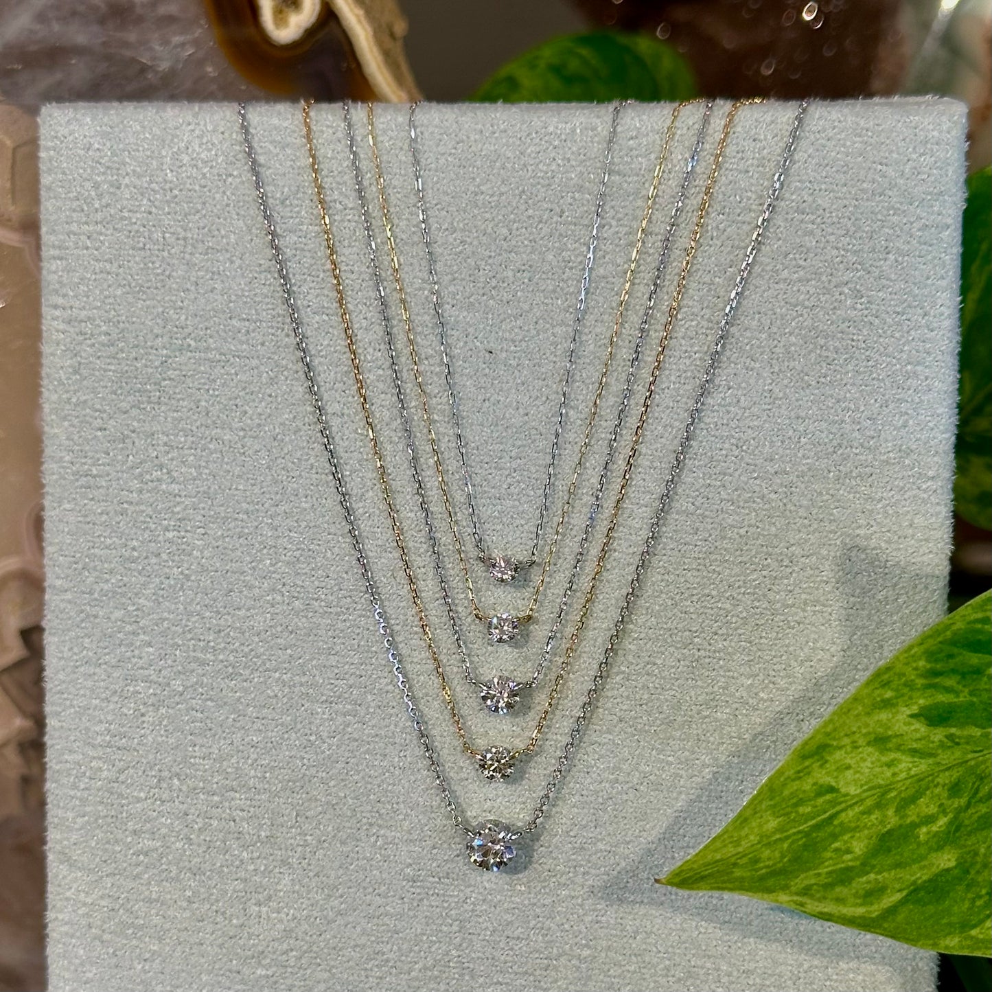 Nina Solitaire Diamond Necklace
