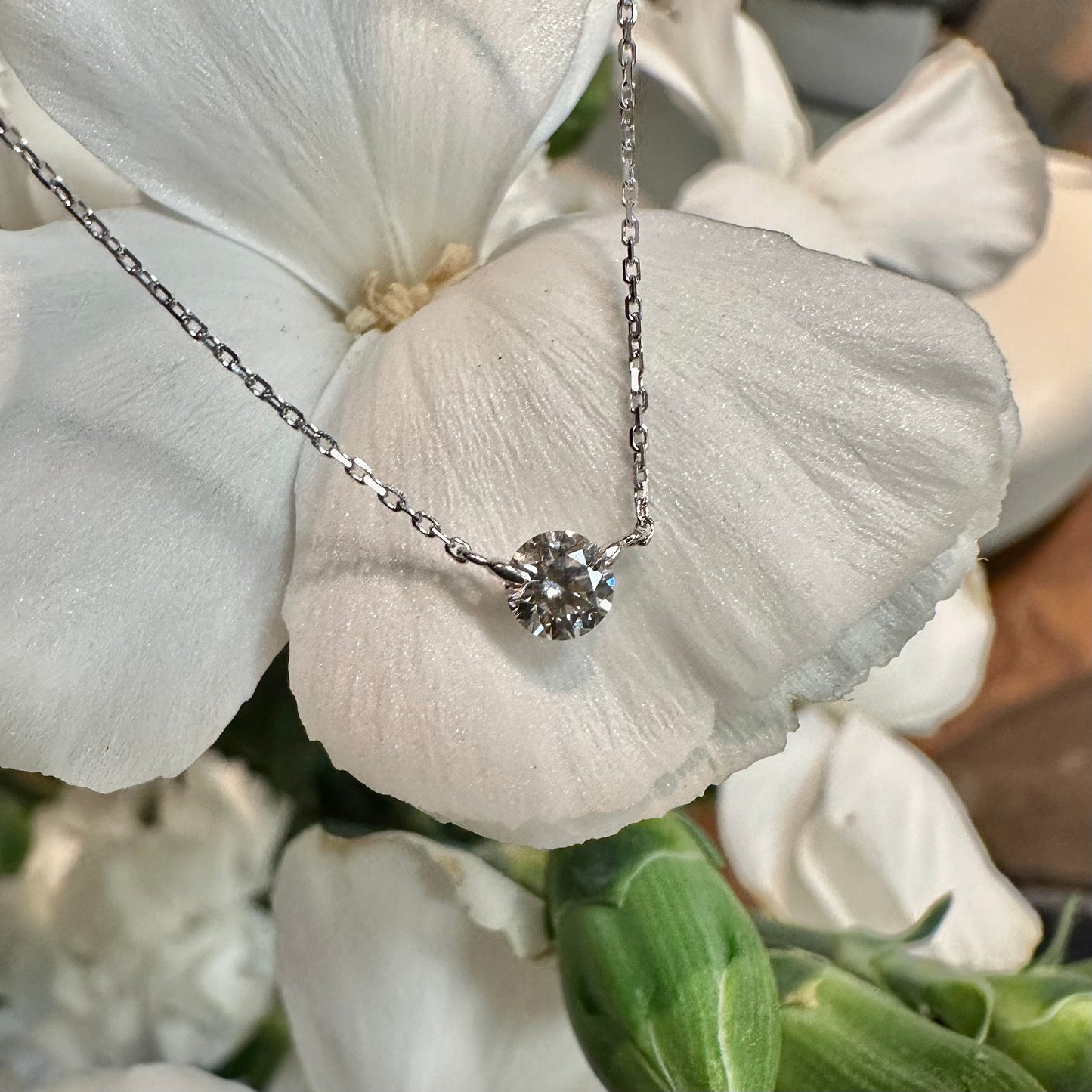 Nina Solitaire Diamond Necklace