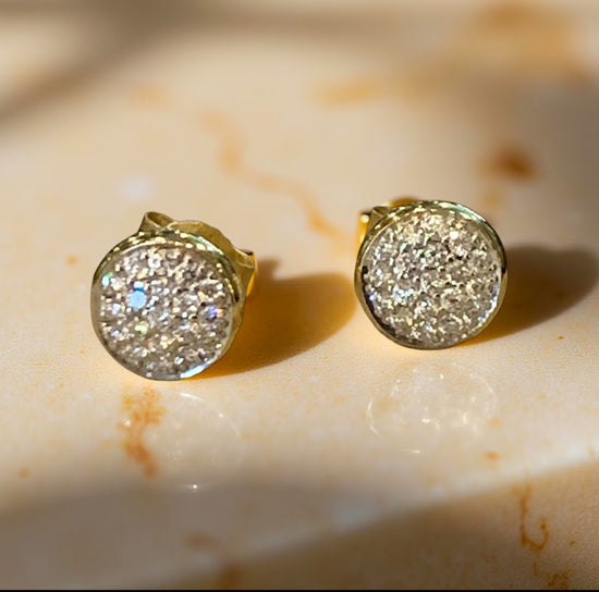 Breuning Diamond Cluster Studs