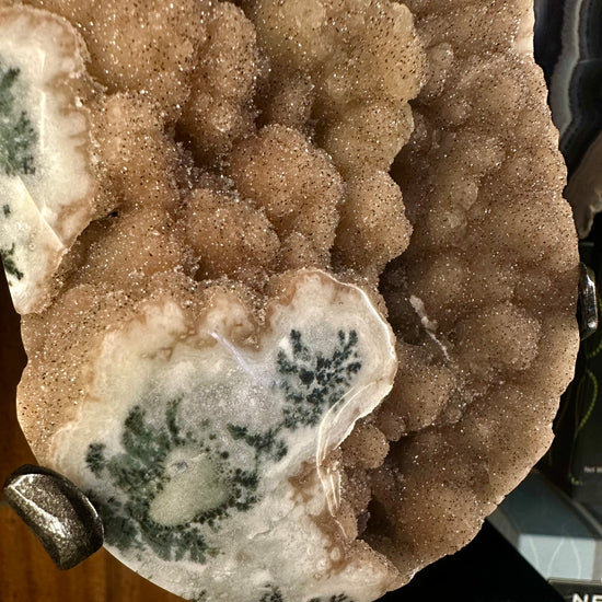 Light Mocha Druzy Geode