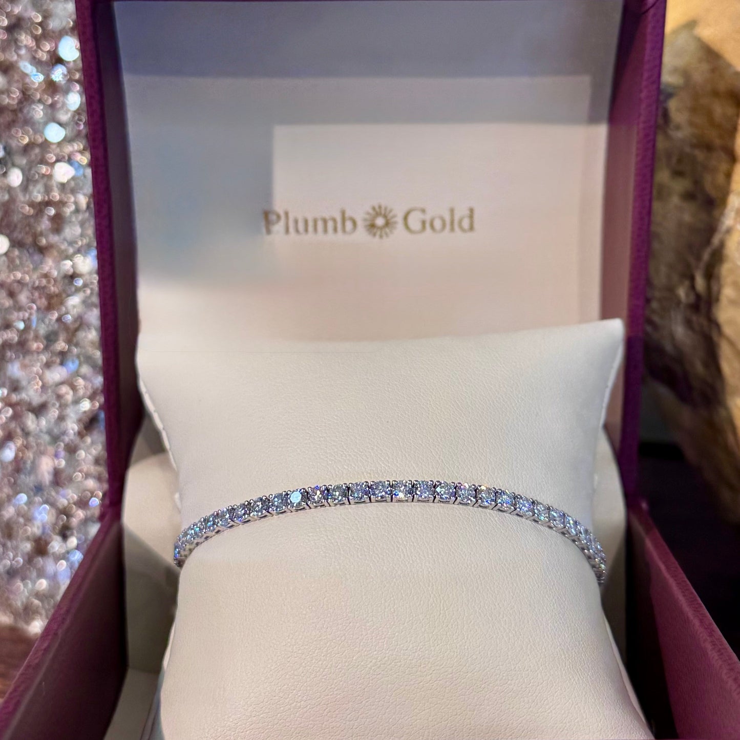 Lab Diamond Tennis Bracelet