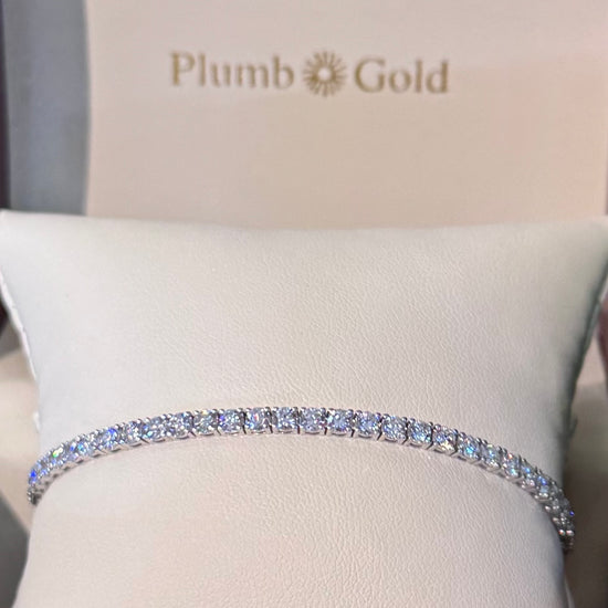 Lab Diamond Tennis Bracelet