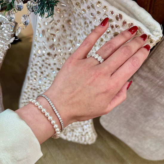 Lab Diamond Tennis Bracelet