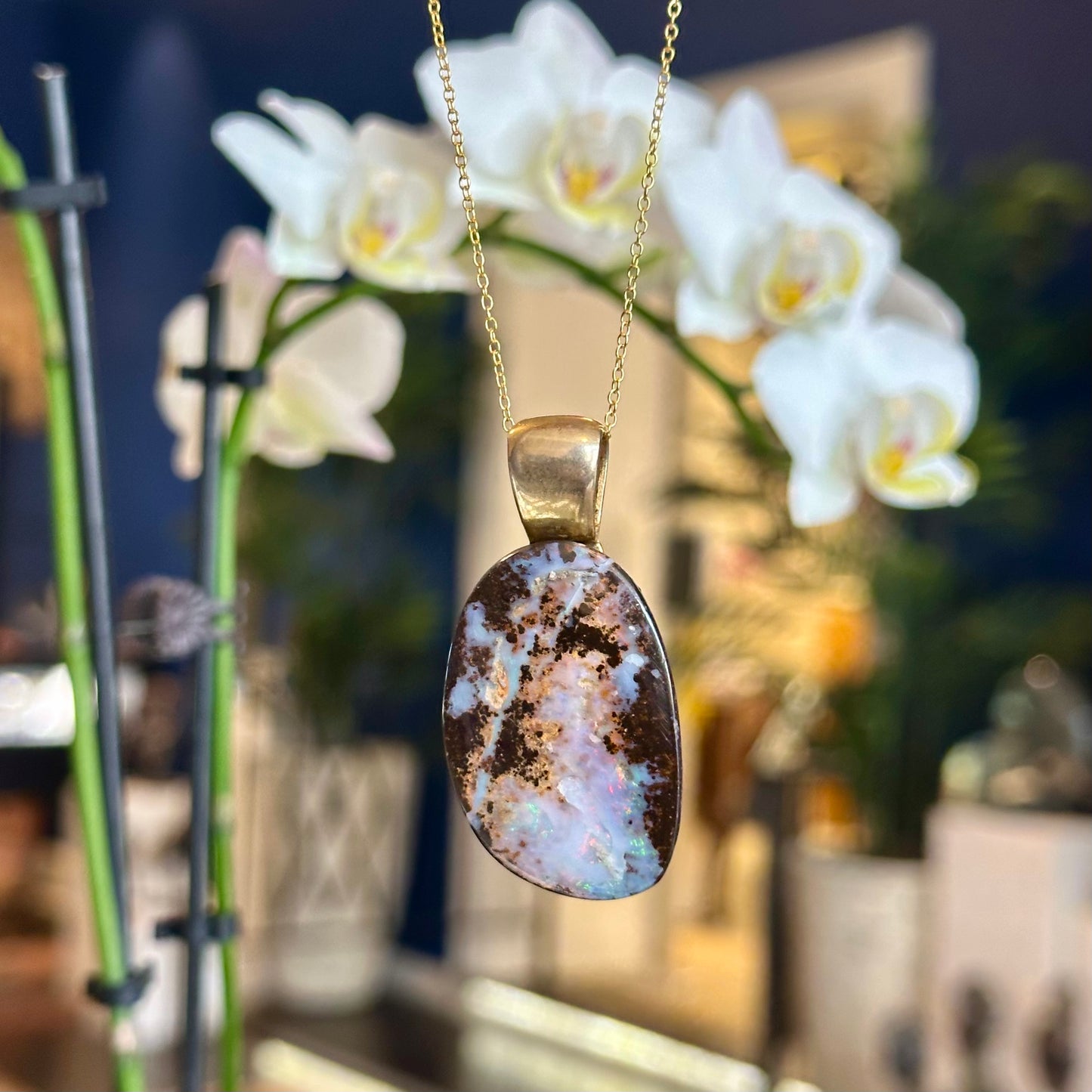 Boulder Opal Pendant