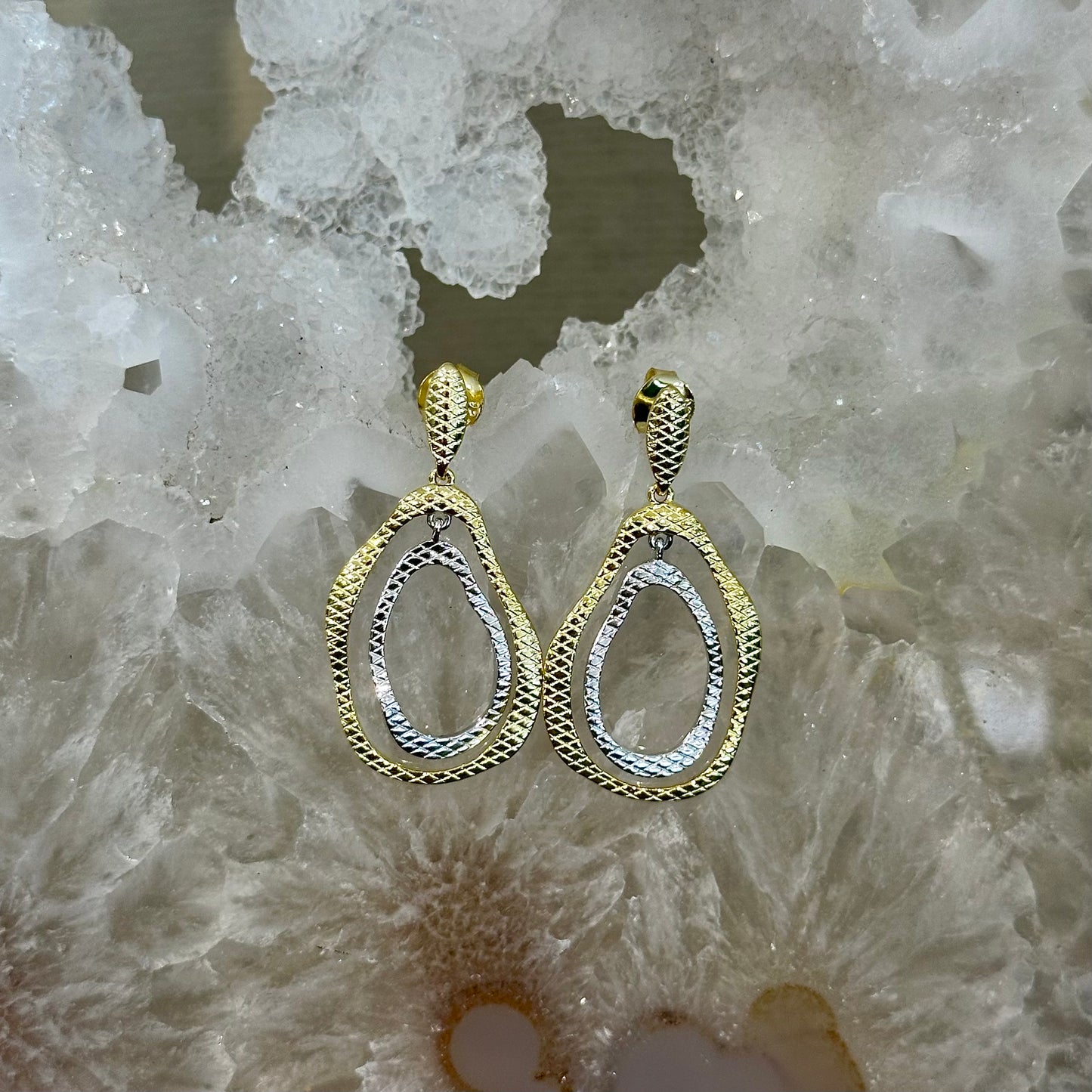 Lake Multi Tone Earrings