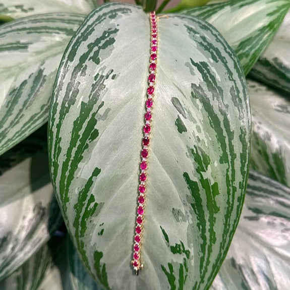 Ruby and Diamond Bracelet