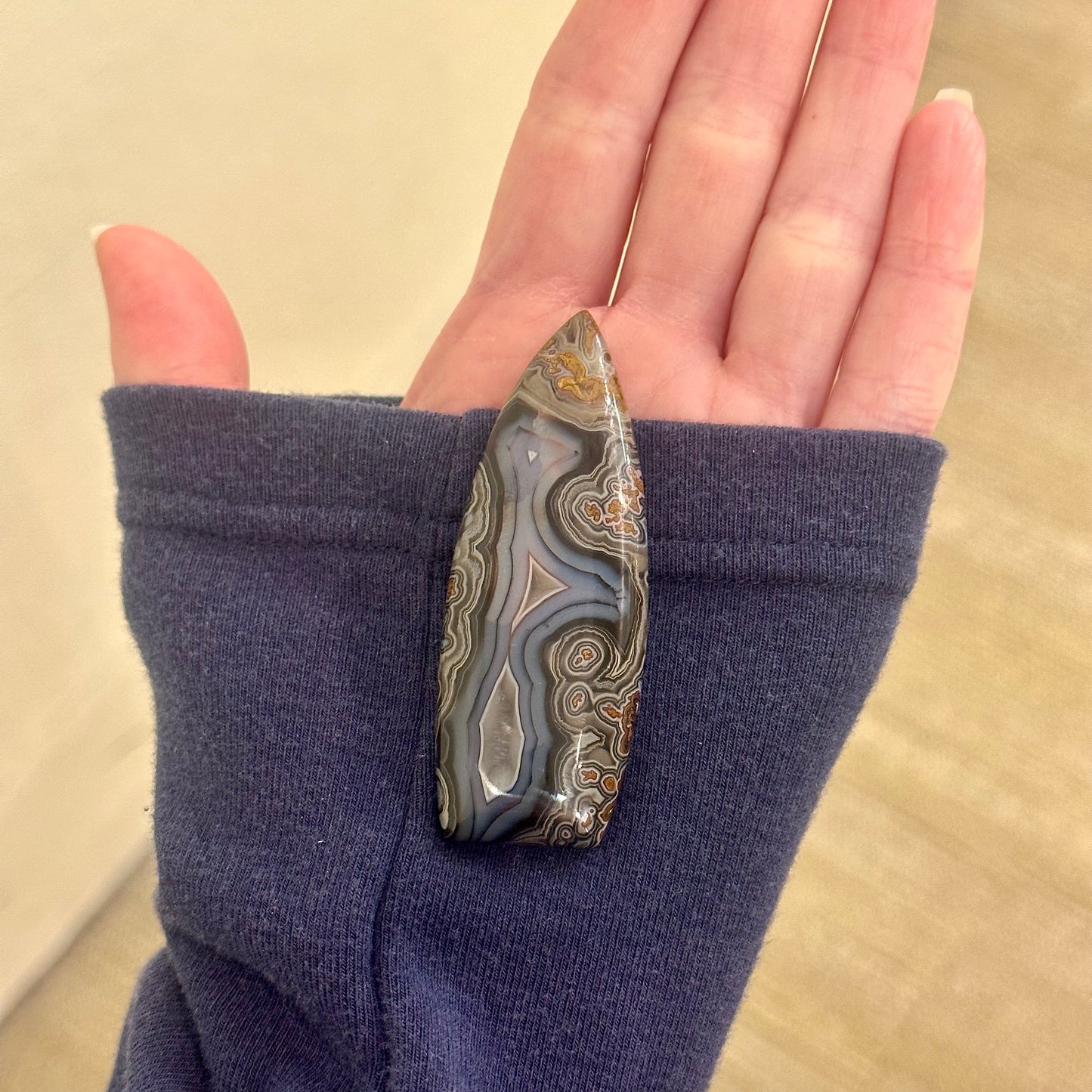 Turkish Stick Agate Cabochon