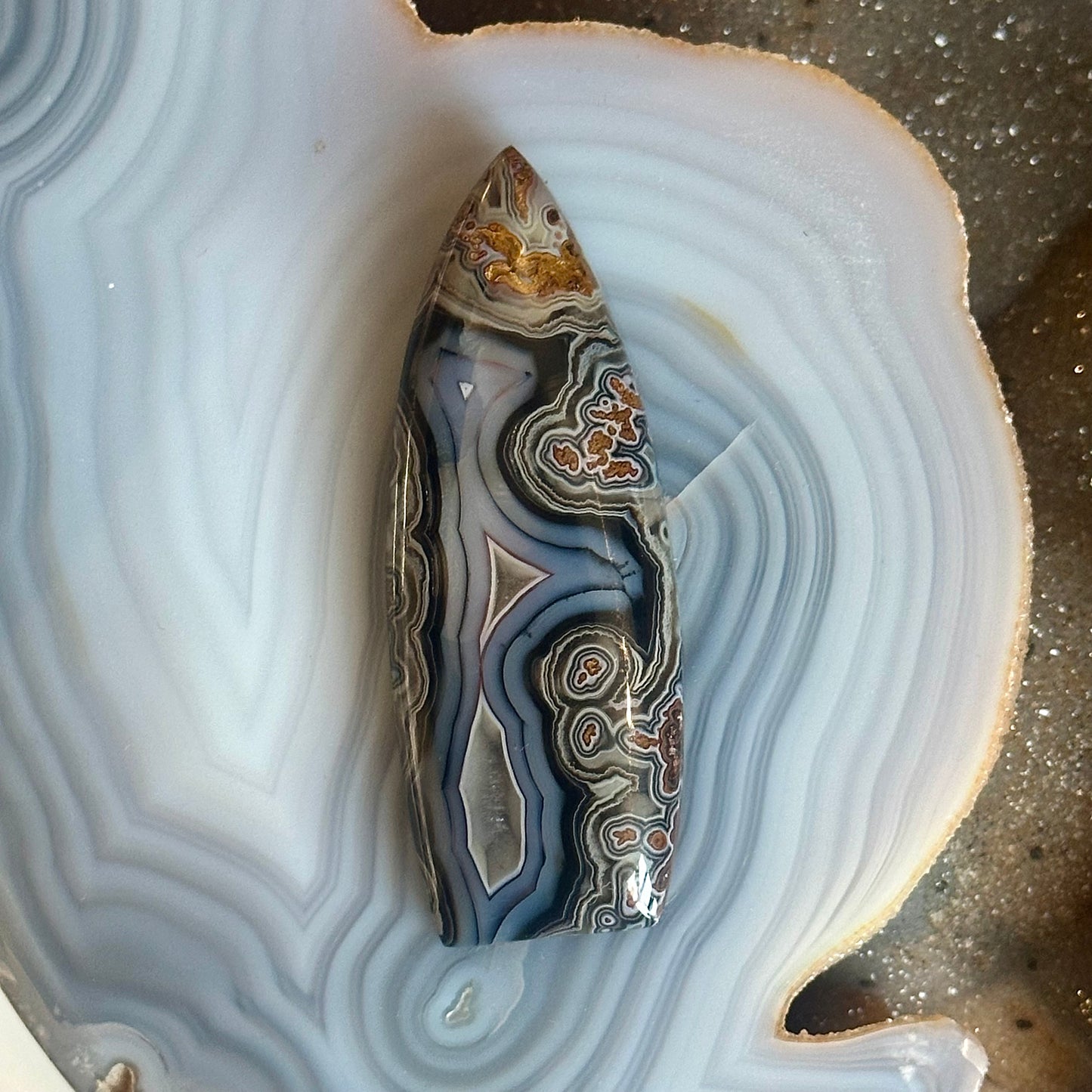 Turkish Stick Agate Cabochon