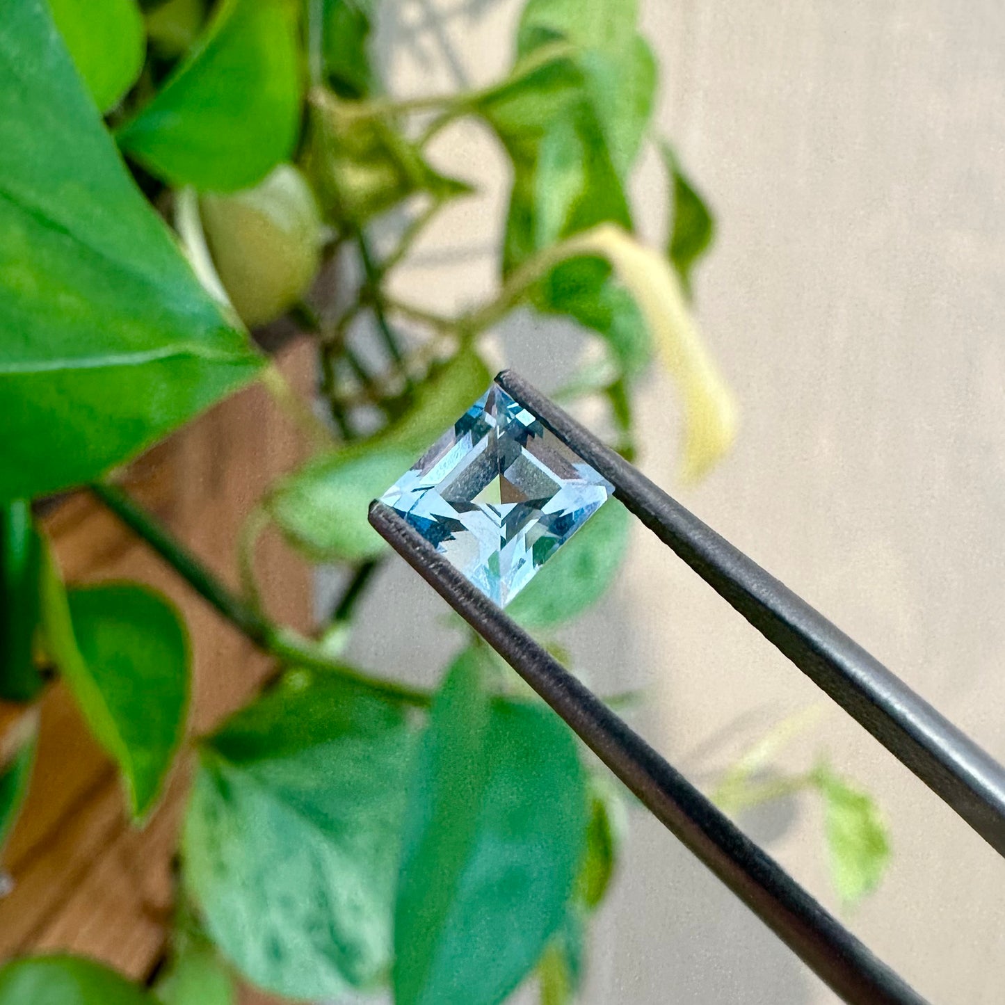 Carré Cut Blue Topaz, 1.39ct