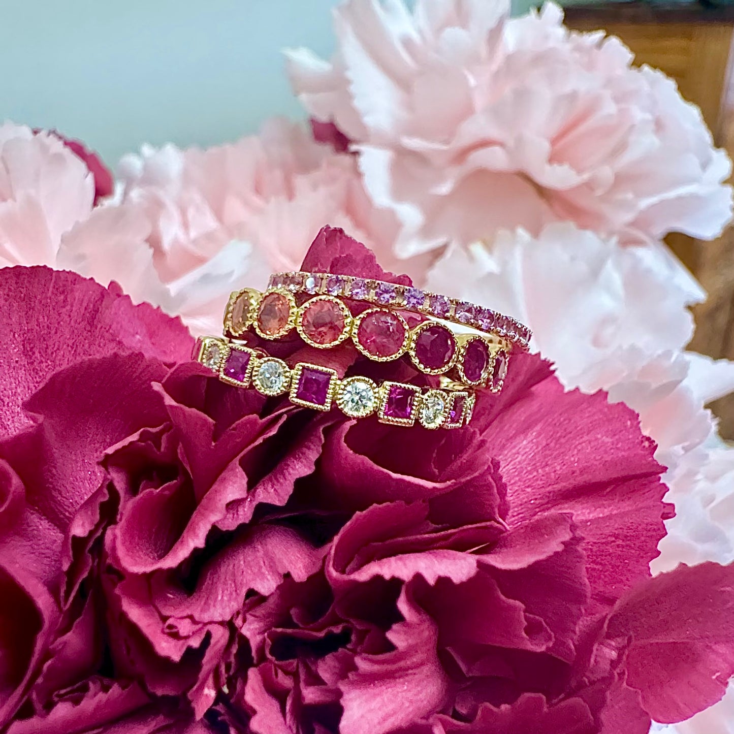 Gemstone Stackable Ring