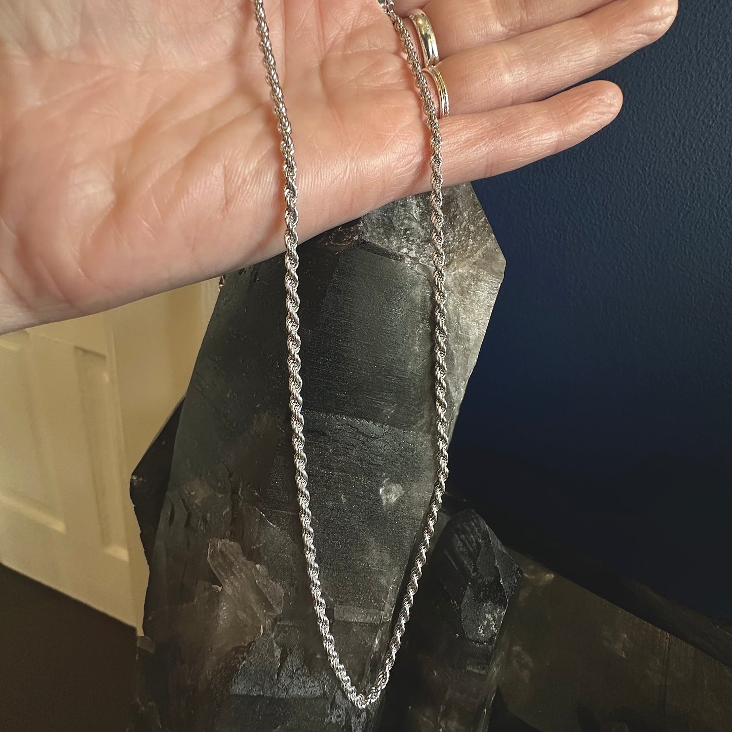 Solid Silver Rope Chain