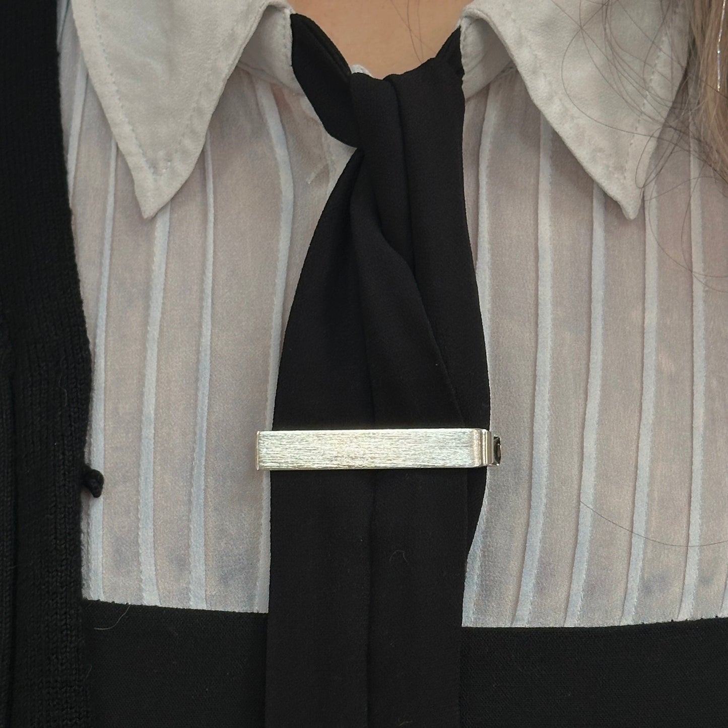 Satin Tie Clip