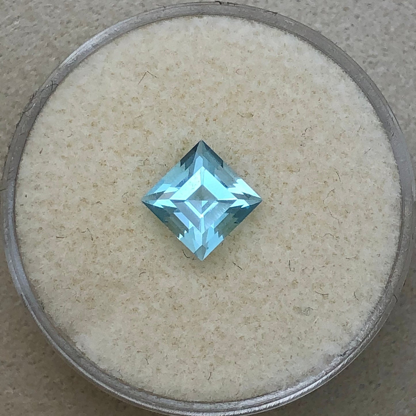 Carré Cut Blue Topaz, 1.39ct
