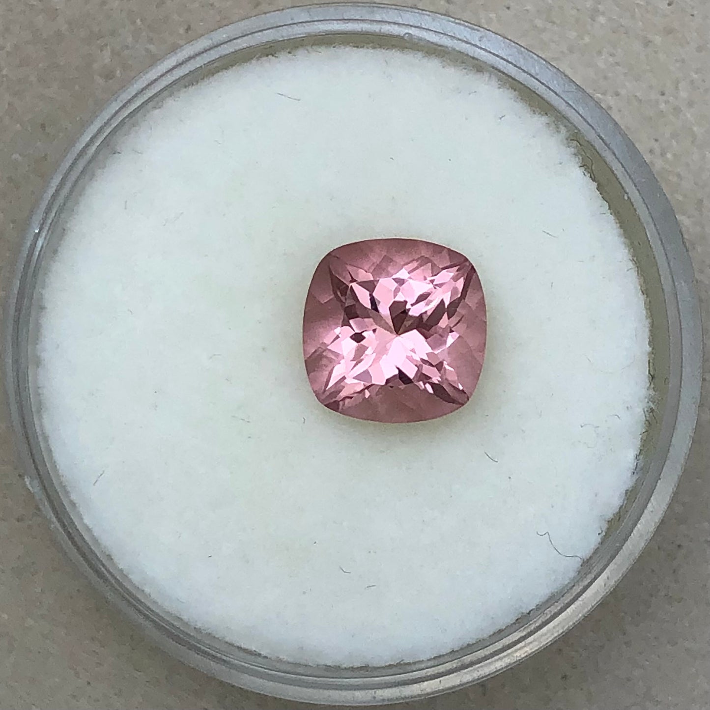 Morganite Cushion, 1.85ct