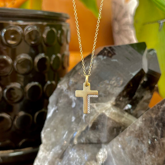 Matte Diamond Cross