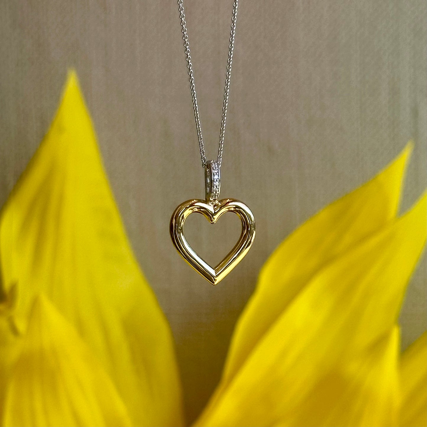 Open Heart Necklace
