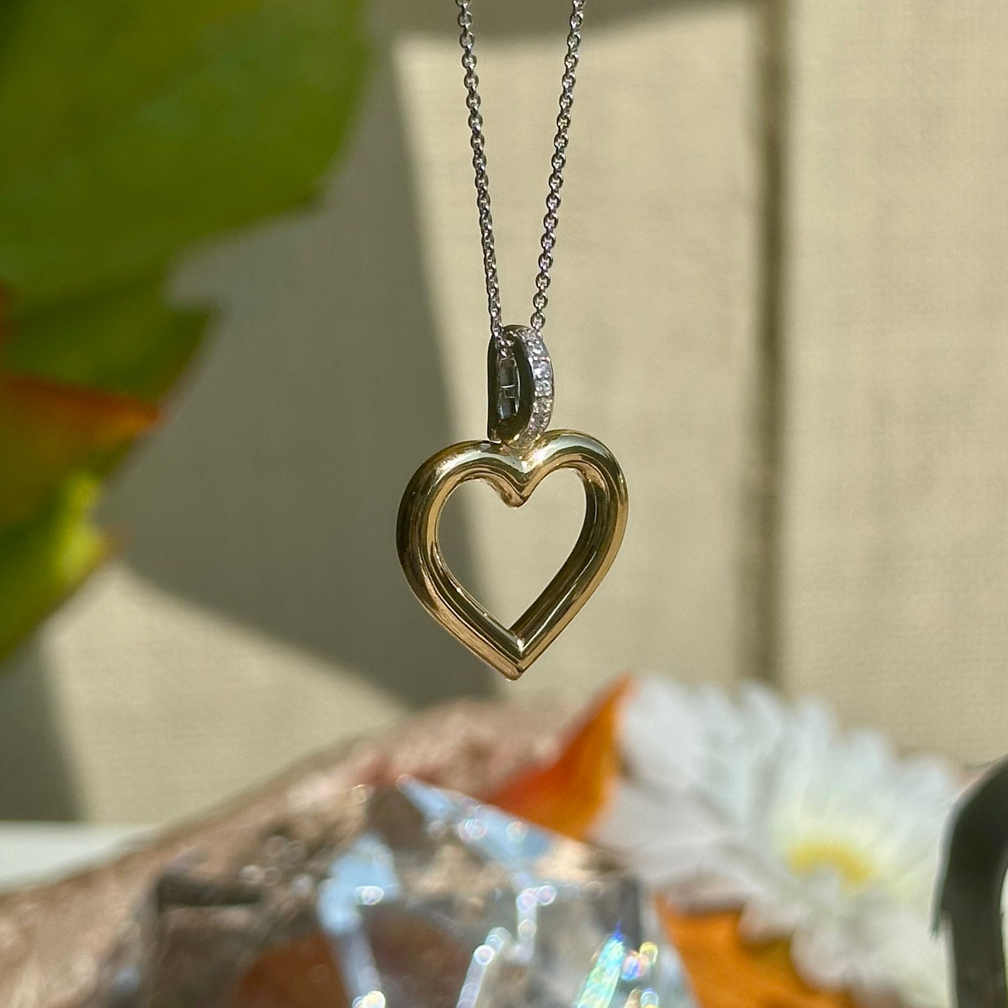 Open Heart Necklace