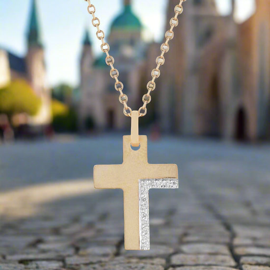 Matte Diamond Cross