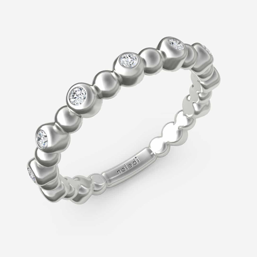 "Bari" Diamond Bezel Band