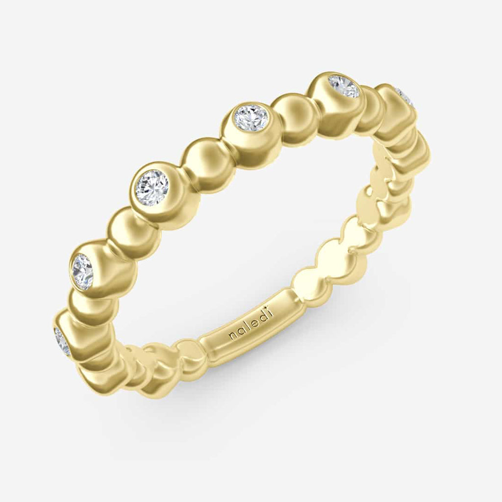 "Bari" Diamond Bezel Band