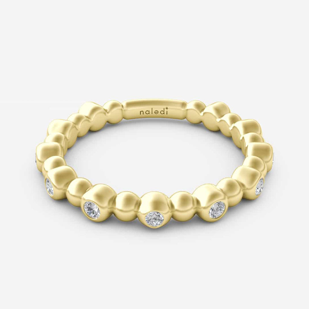 "Bari" Diamond Bezel Band