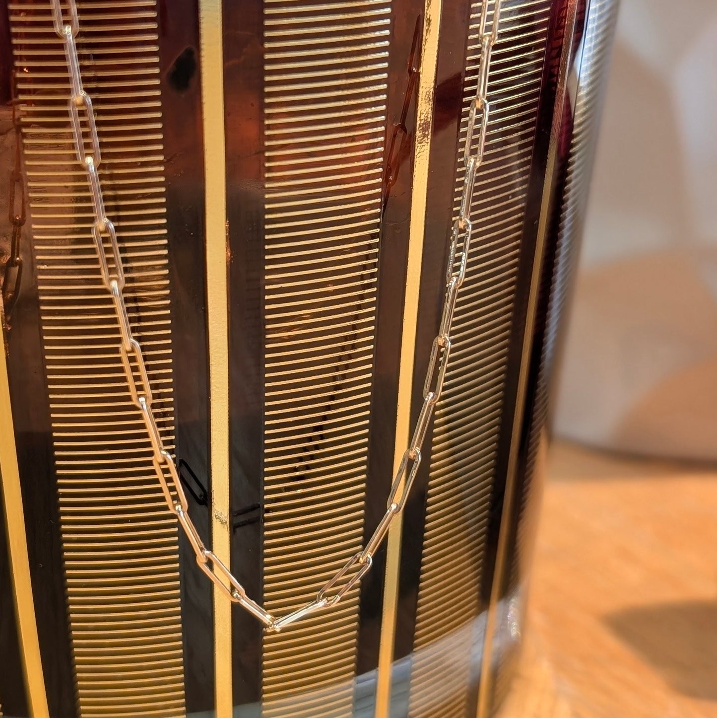 Paperclip Chain, 18k