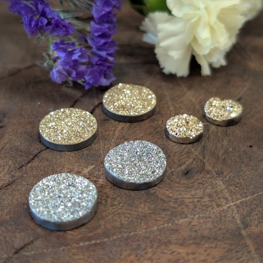 Round Drusy Pairs