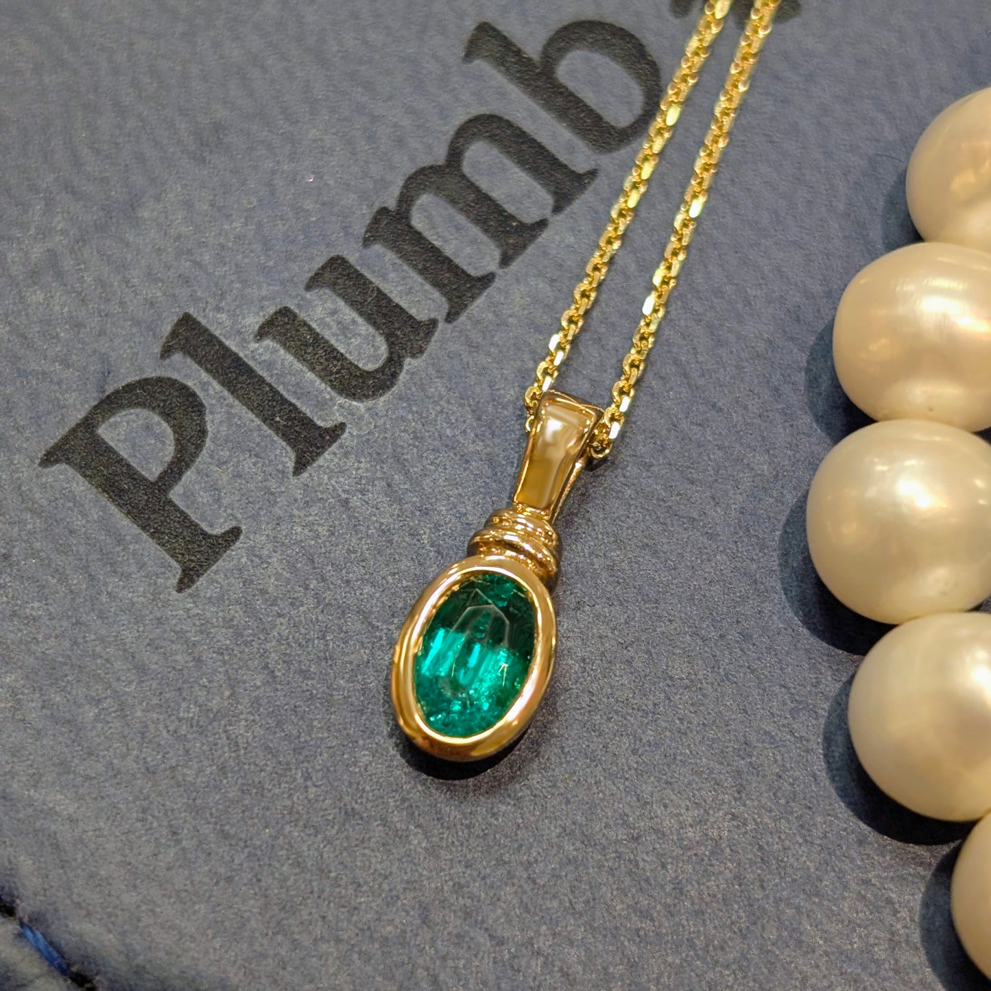 Petite Emerald Pendant
