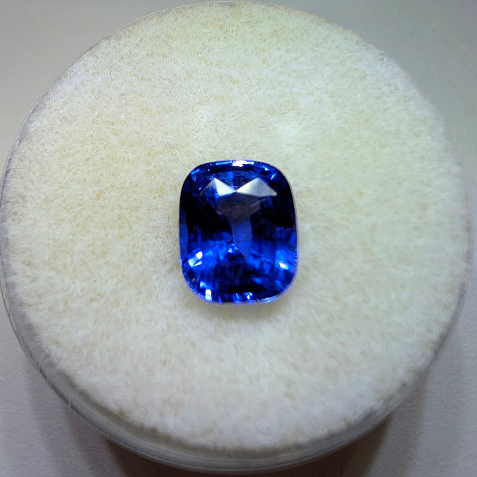 Cushion Cut Blue Sapphire, 2.53cts