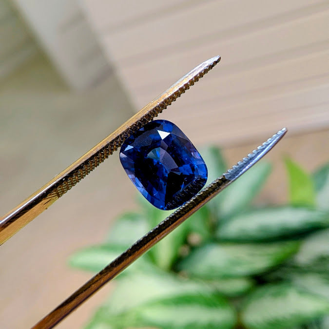 Cushion Cut Blue Sapphire, 2.53cts