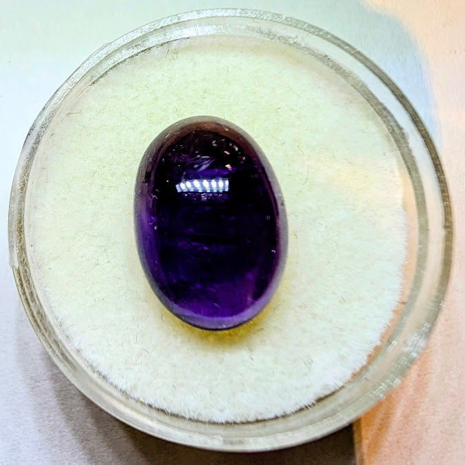 Amethyst Cabochon, 7cts
